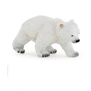 Идущий полярный медвежонок