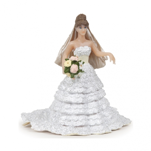 Невеста в кружевном платье