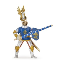 Рыцарь с символом Флер де Лис, в синем 